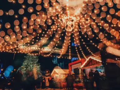 winter in Toronto christmas market