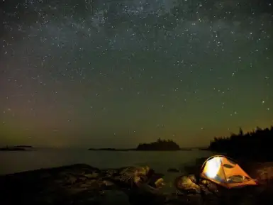 Milky Way and bruce peninsula national park