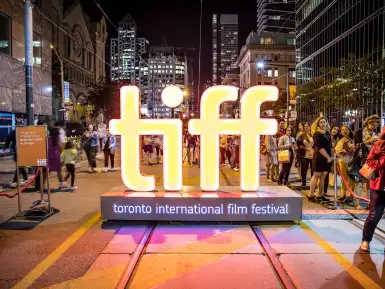 TIFF neon sign