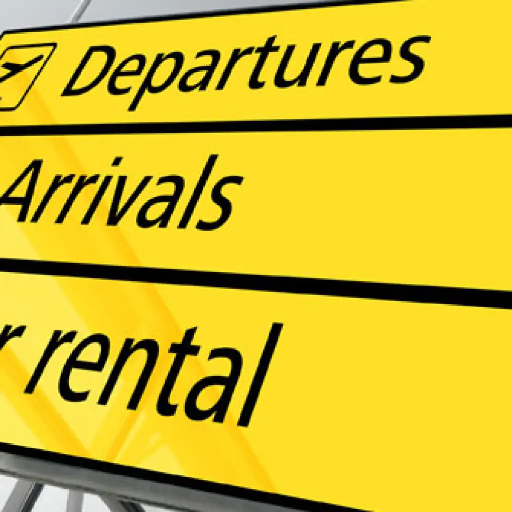 Airport sign