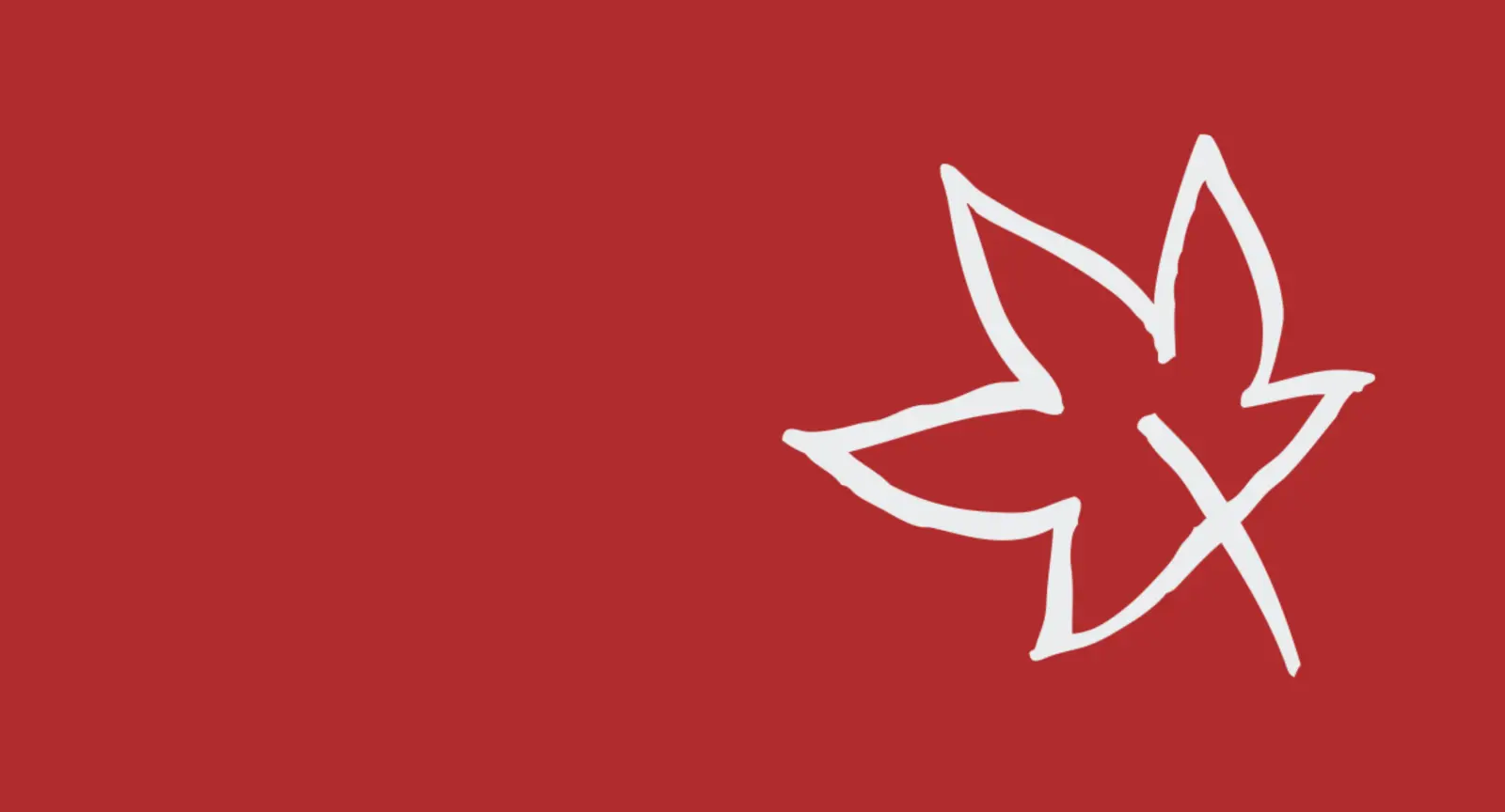 CAF maple leaf on a field of red
