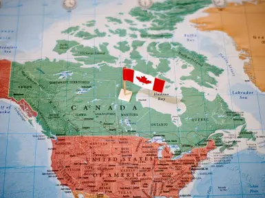 a map of Canada